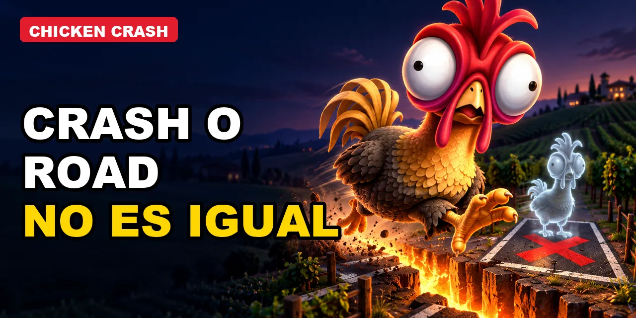 Chicken Crash y Chicken Road no son el mismo juego