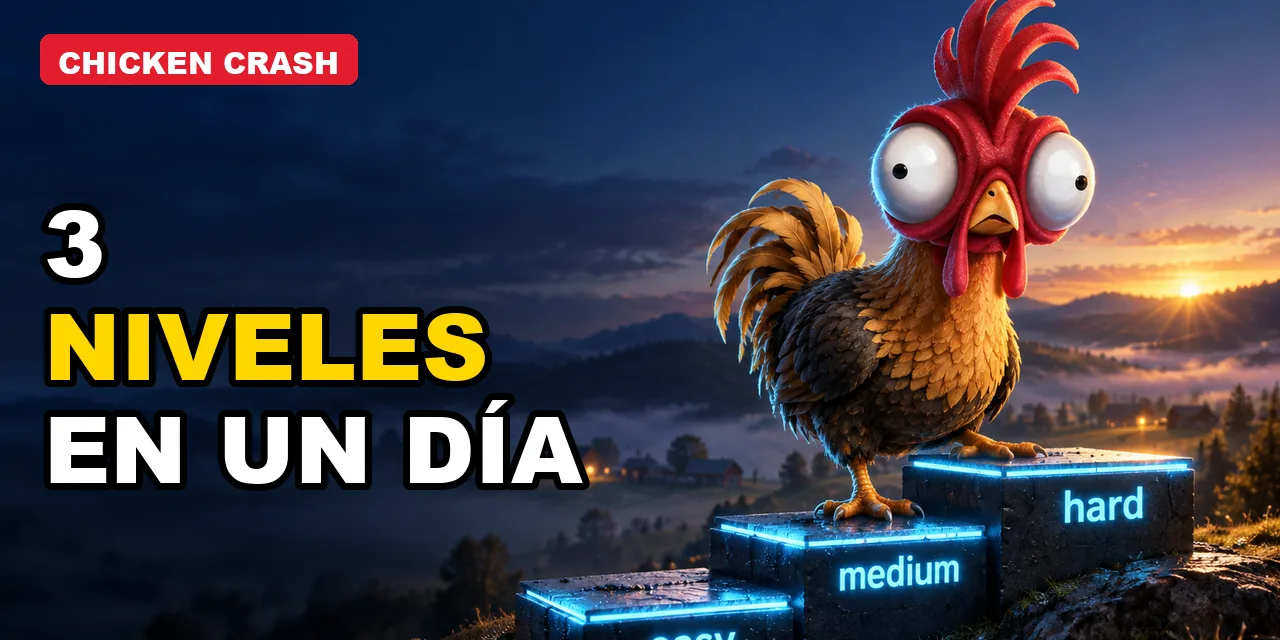 Easy, Medium y Hard de Chicken Crash, probados en un solo día