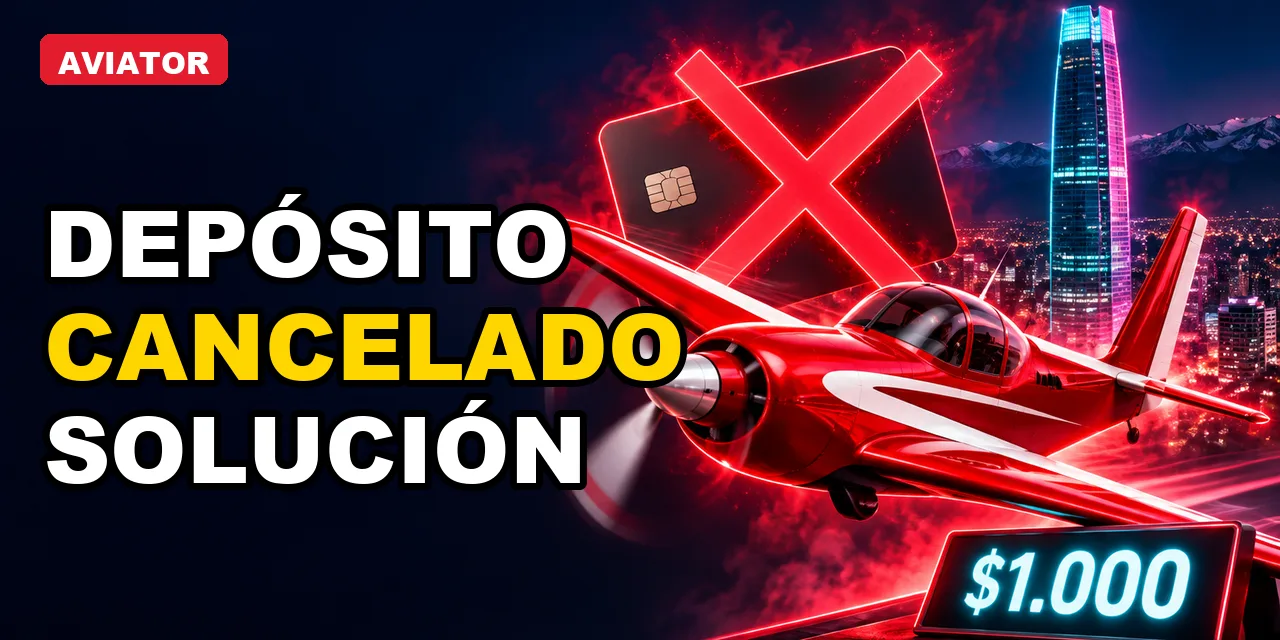 Depósito cancelado: los errores que lo causan