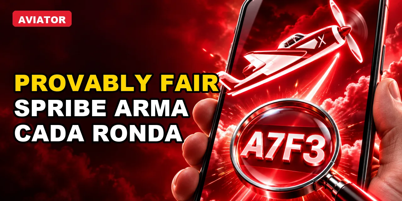 Un vuelo con presupuesto fijo: probando Provably Fair en Aviator