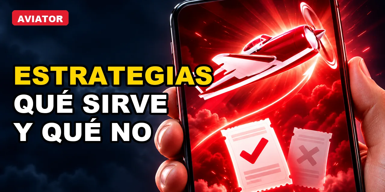 Estrategias de Aviator: lo que aporta y lo que no funciona