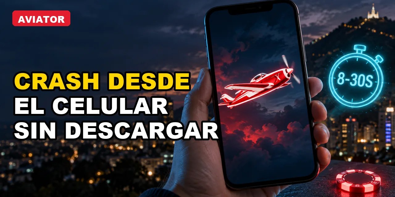 Juegos crash desde el celular: cómo jugar desde el navegador