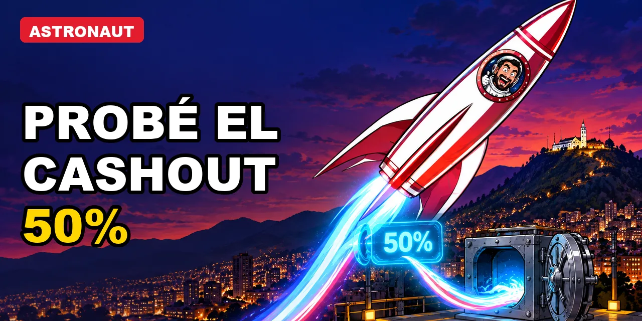 El presupuesto que armé para probar el Cashout 50% de Spaceman