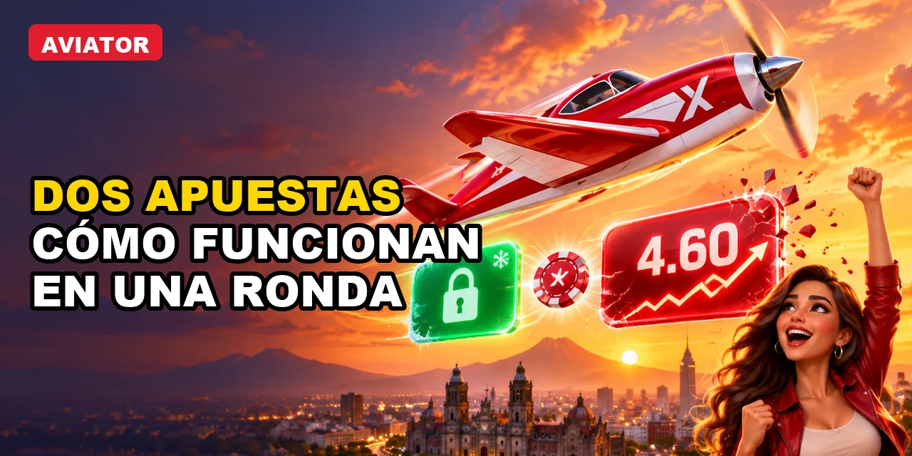 Aviator con dos apuestas en México: guía paso a paso para usarlas
