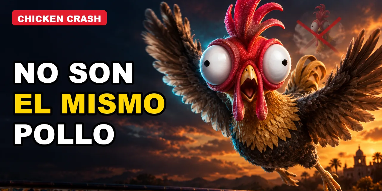 Chicken Crash paso a paso, sin confundirlo con Chicken Road