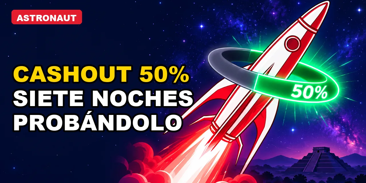 Cashout 50% de Spaceman paso a paso: cómo lo probé en México