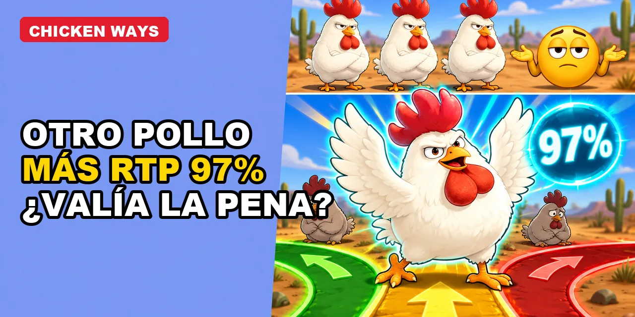 Chicken Ways vs Rush 2 y Train: comparé los tres pollos
