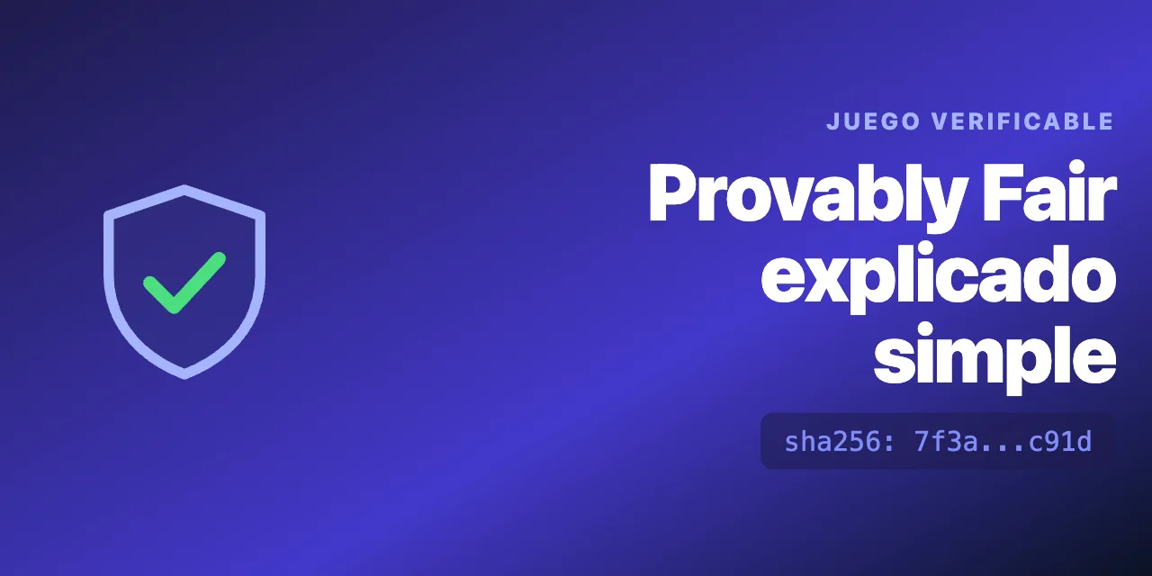 Provably Fair en crash: cómo comprobar cada ronda