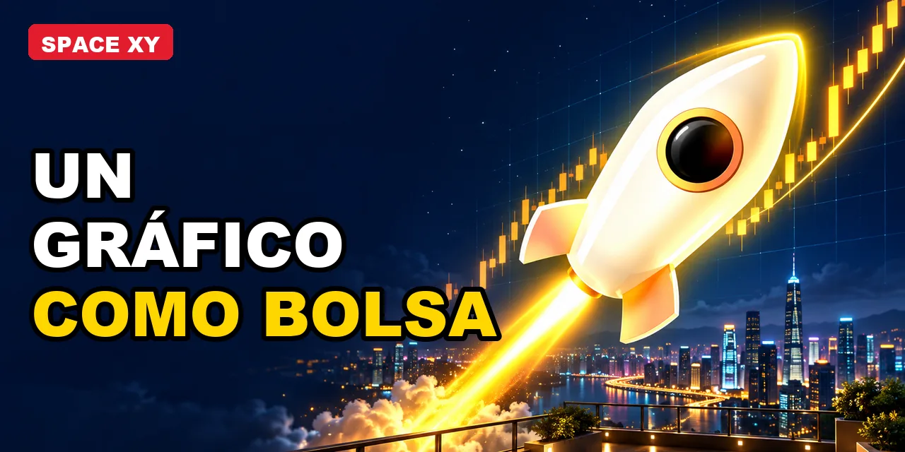 Space XY: siete noches con un gráfico que parece bolsa