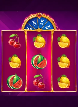 Portada de 9 Hot Fruits Stick and Spin 3x3, tragamonedas de Gaming Corps disponible en 1win