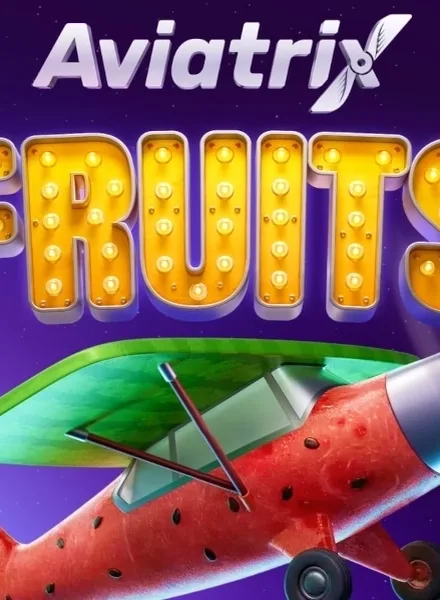 Portada de Aviatrix Fruits, juego crash disponible en 1win
