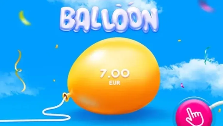 Banner de Balloon, juego crash de SmartSoft disponible en 1win
