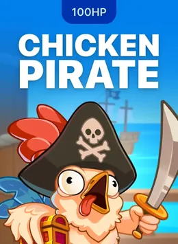Portada de Chicken Pirate, juego crash de 100HP Gaming disponible en 1win