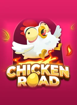 Portada de Chicken Road, juego crash de InOut Games disponible en 1win
