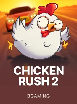 Portada de Chicken Rush 2, juego crash de BGaming disponible en 1win