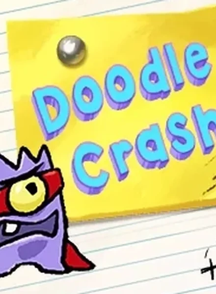 Portada de Doodle Crash, juego crash disponible en 1win