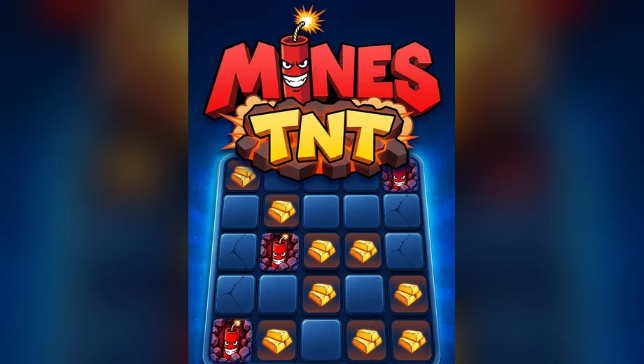 Banner de Mines TNT, juego mines de Gamzix disponible en 1win