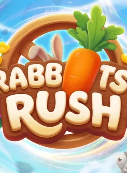 Portada de Rabbits Rush, juego crash disponible en 1win