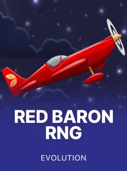 Portada de Red Baron, juego crash de Evolution disponible en 1win