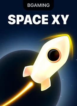 Portada de Space XY, juego crash de BGaming disponible en 1win