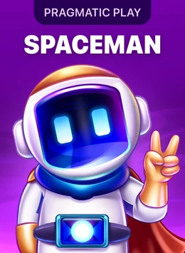 Portada de Spaceman, juego crash de Pragmatic Play disponible en 1win