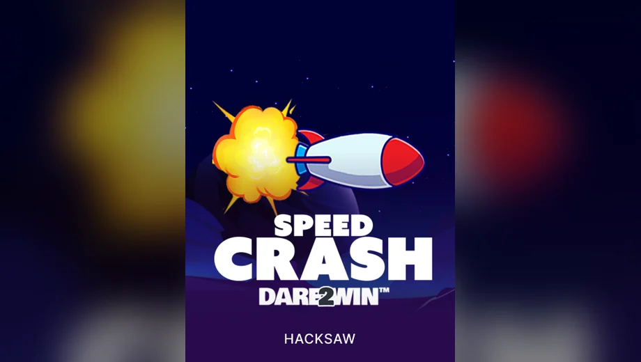 Banner de Speed Crash, juego crash de Hacksaw Gaming disponible en 1win