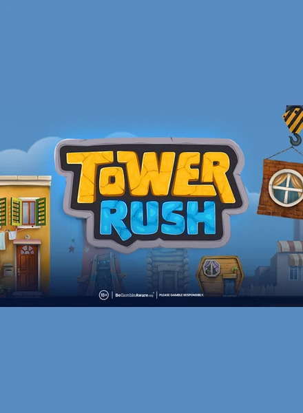 Portada de Tower Rush, juego crash disponible en 1win