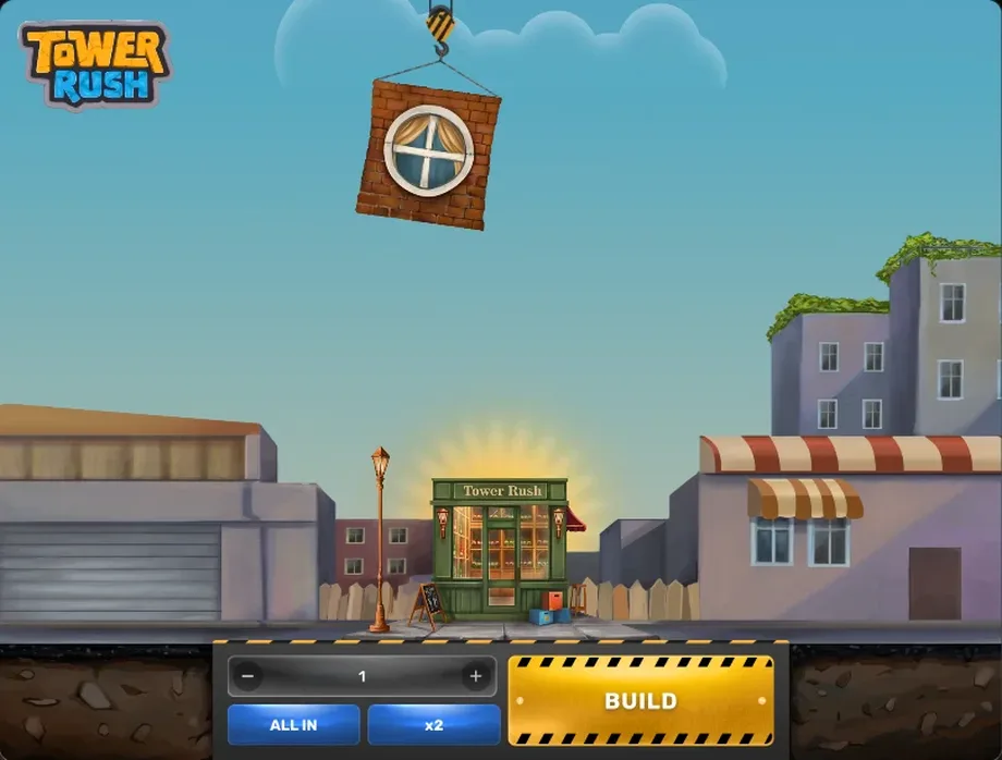 Captura de juego de Tower Rush, juego tower de Galaxsys disponible en 1win