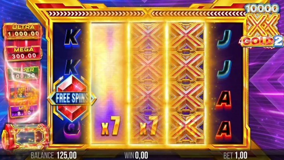 Captura del juego 10000X Gold 2, tragamonedas de Yggdrasil disponible en 1win