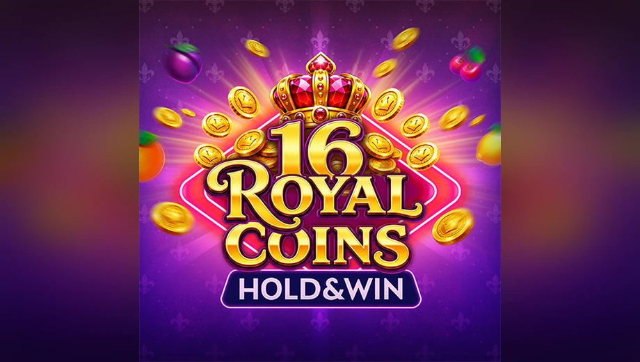 Banner de 16 Royal Coins, tragamonedas de PopiPlay disponible en 1win