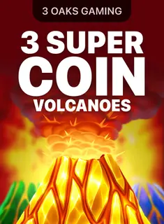 3 Super Coin Volcanoes, tragamonedas de 3 Oaks Gaming en 1win