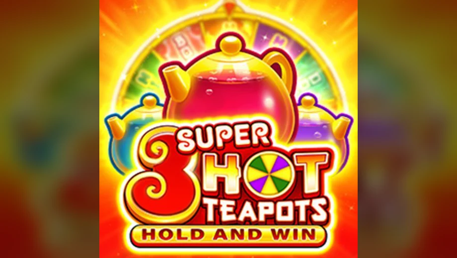Banner de 3 Super Hot Teapots, tragamonedas de 3 Oaks Gaming disponible en 1win
