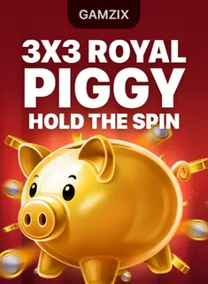 3x3 Royal Piggy: Hold The Spin, tragamonedas de Gamzix en 1win Chile