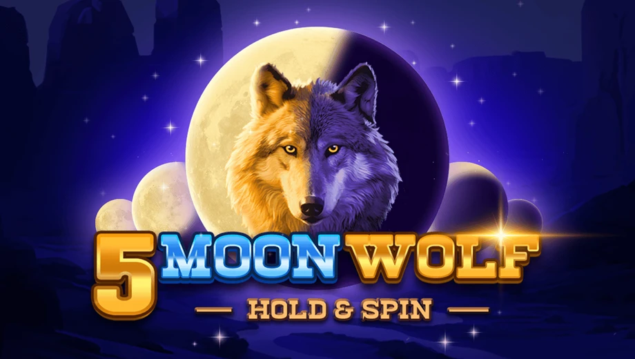 Banner de 5 Moon Wolf, tragamonedas de Apparat disponible en 1win