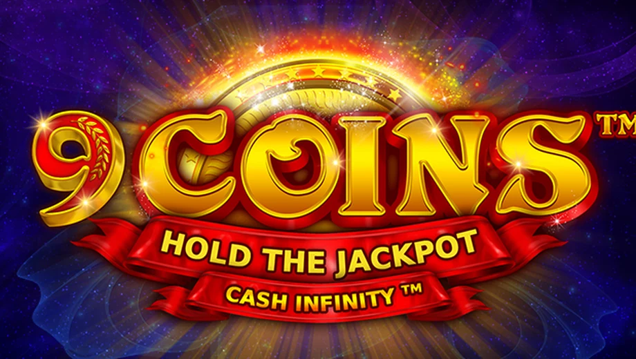 Banner de 9 Coins, tragamonedas de VoltEnt disponible en 1win