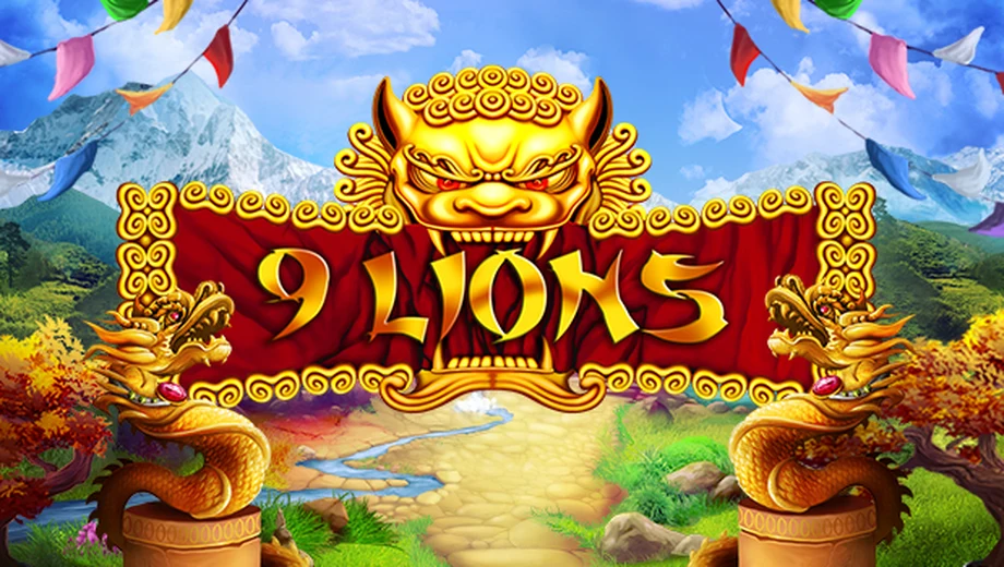 Banner de 9 Lions, tragamonedas de VoltEnt disponible en 1win