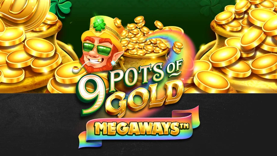 Banner de 9 Pots of Gold™ Megaways™, tragamonedas de Games Global disponible en 1win