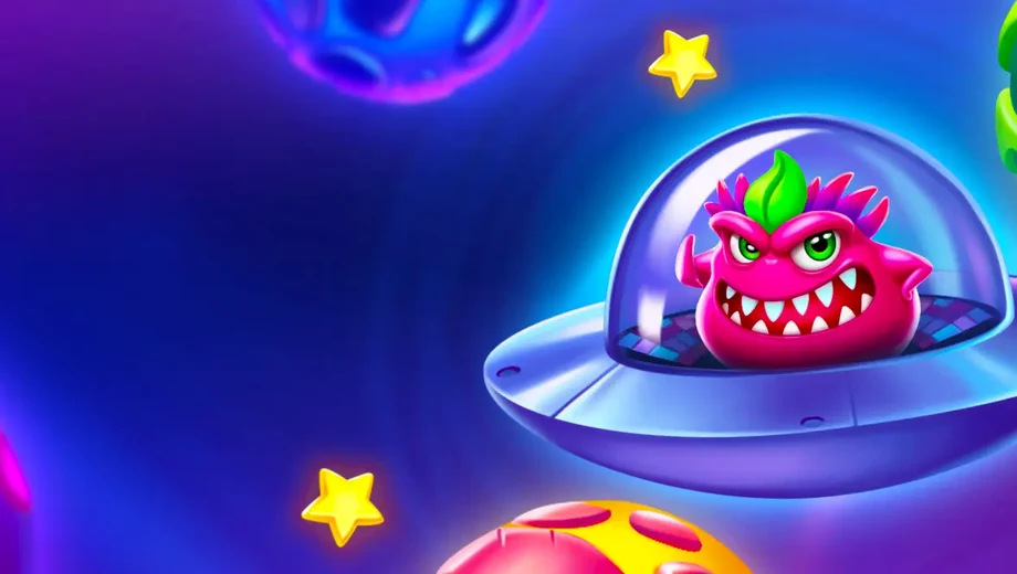 Banner de Alien Fruits 2, tragamonedas de BGaming disponible en 1win