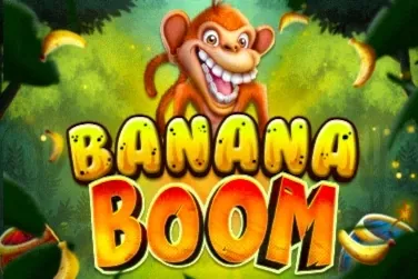 Banner de Banana Boom, tragamonedas de Caleta disponible en 1win