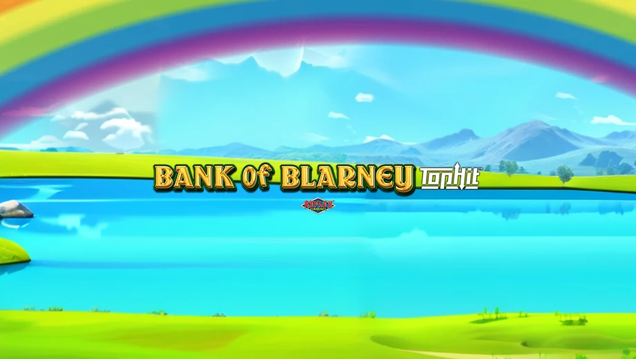Banner de Bank of Blarney TopHit, tragamonedas de Yggdrasil disponible en 1win