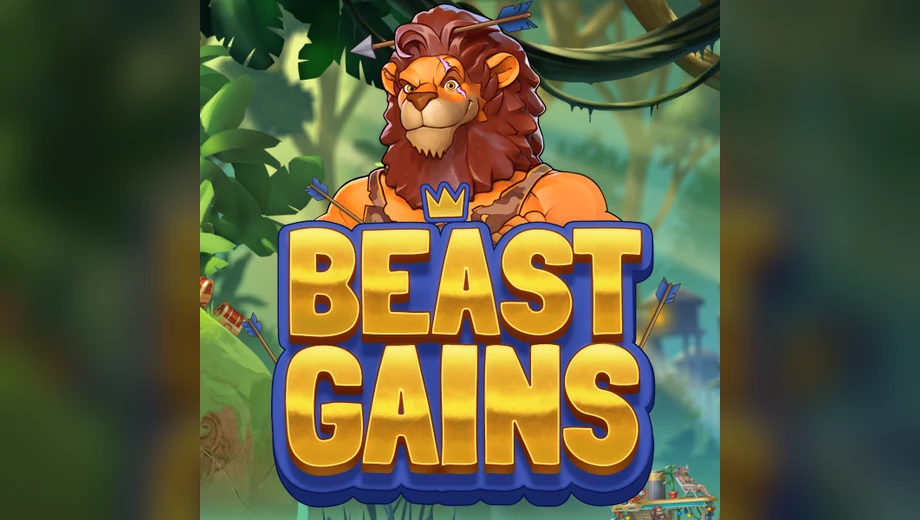 Banner de Beast Gains, tragamonedas de Relax disponible en 1win