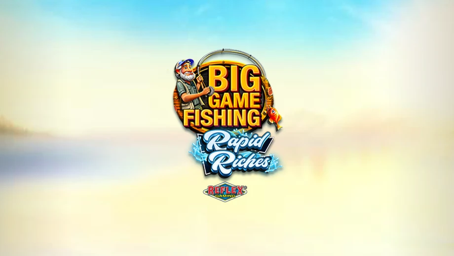 Banner de Big Game Fishing Rapid Riches, tragamonedas de Yggdrasil disponible en 1win