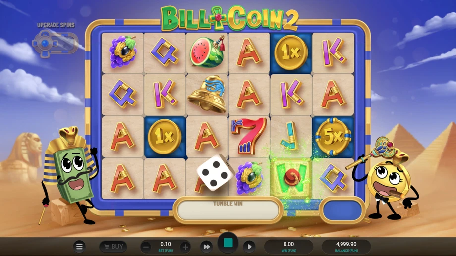 Captura del juego Bill & Coin 2, tragamonedas de Relax disponible en 1win