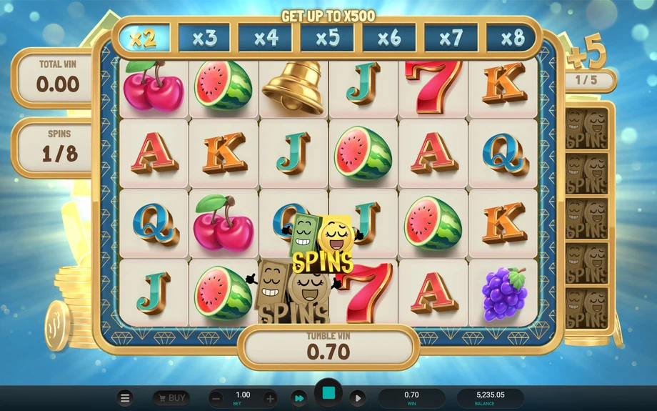 Captura del juego Bill & Coin, tragamonedas de Relax disponible en 1win