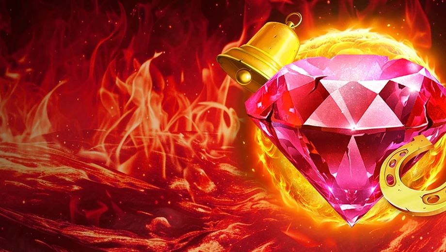 Banner de Blazing Fire Pots Hold & Spin, tragamonedas de BGaming disponible en 1win