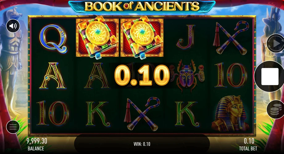 Captura del juego Book Of Ancients, tragamonedas de GameBeat disponible en 1win