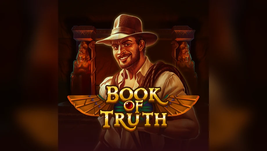 Banner de Book of Truth, tragamonedas de True Labs disponible en 1win