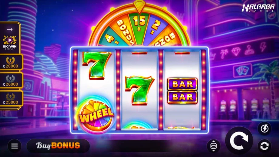 Captura del juego Bounty Wheel Hold and Win, tragamonedas de Kalamba disponible en 1win