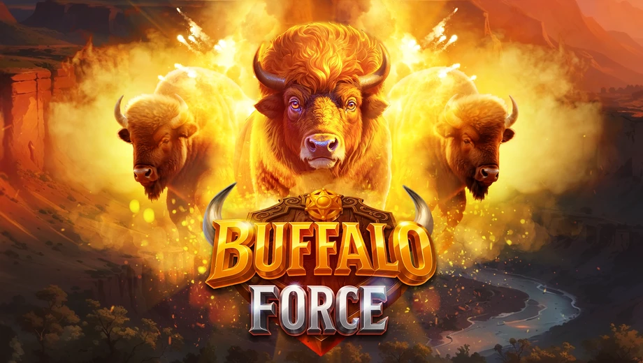 Banner de Buffalo Force, tragamonedas de Ela Games disponible en 1win