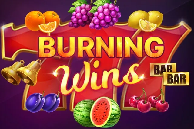 Banner de Burning Wins: classic 5 lines, tragamonedas de Playson disponible en 1win